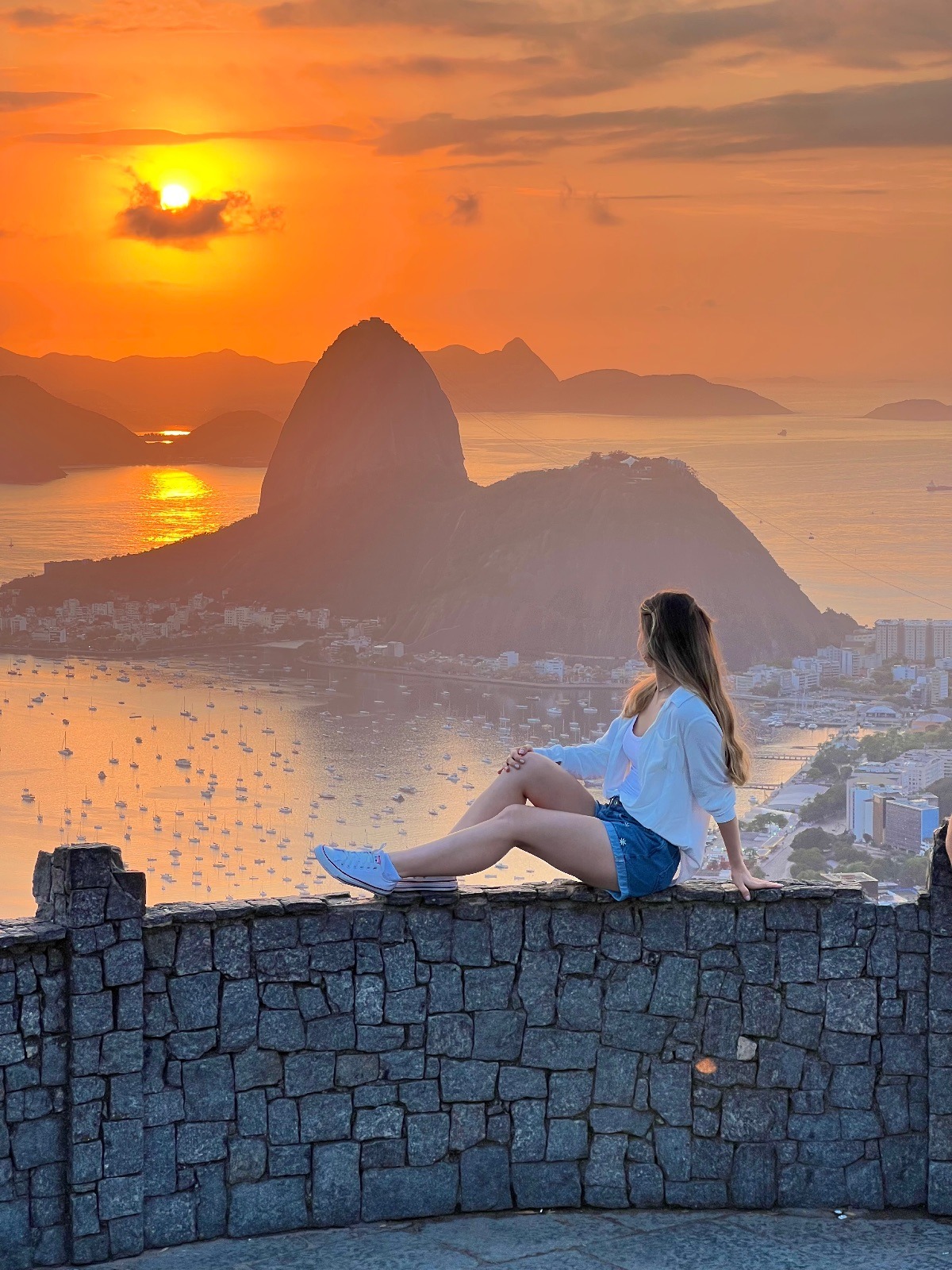 Amanhecer e ícones do Rio